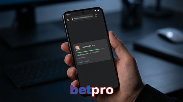 Main screen of Betpro apk page for PK players