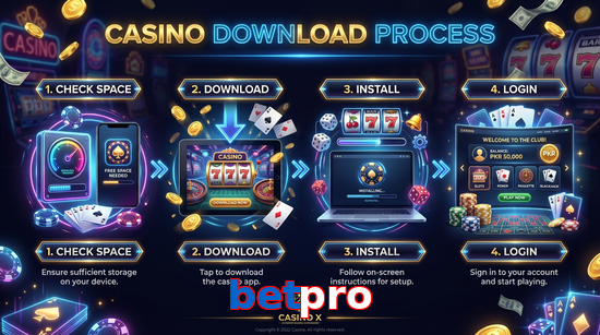 Game list for Betpro download section