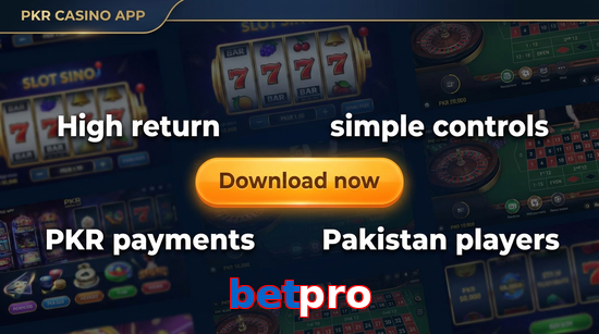 Main screen of Betpro gamedownload page for PK players