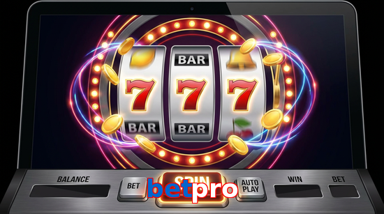 Main screen of Betpro slots page for PK players